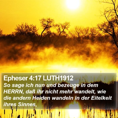 Epheser 4:17 LUTH1912 Bible Verse Image