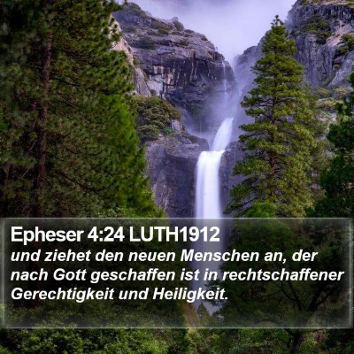 Epheser 4:24 LUTH1912 Bible Verse Image