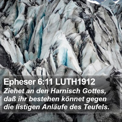 Epheser 6:11 LUTH1912 Bible Verse Image