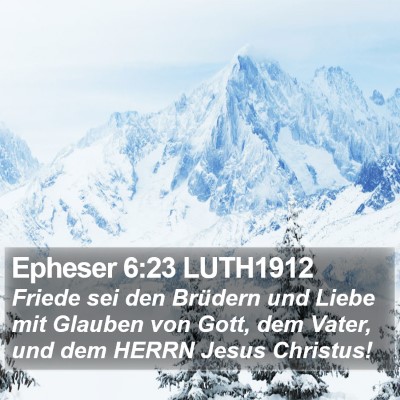 Epheser 6:23 LUTH1912 Bible Verse Image