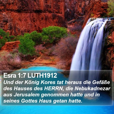 Esra 1:7 LUTH1912 Bible Verse Image
