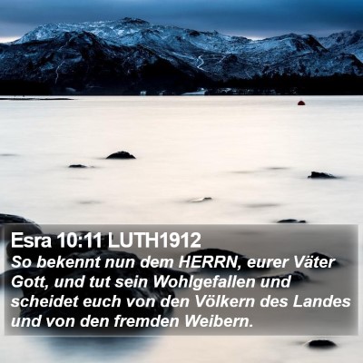 Esra 10:11 LUTH1912 Bible Verse Image