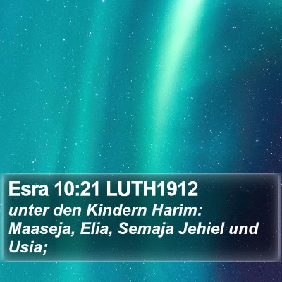Esra 10:21 LUTH1912 Bible Verse Image