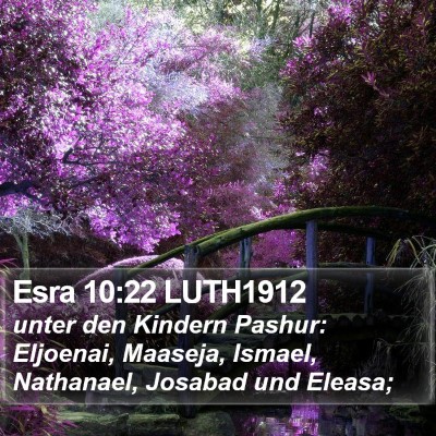 Esra 10:22 LUTH1912 Bible Verse Image