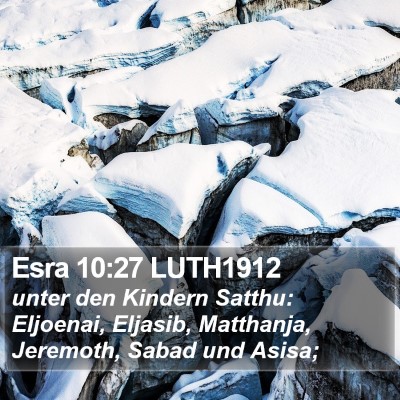 Esra 10:27 LUTH1912 Bible Verse Image