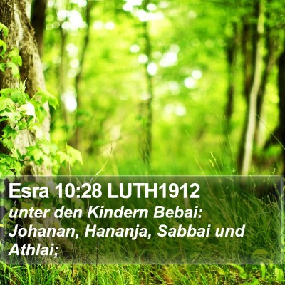 Esra 10:28 LUTH1912 Bible Verse Image