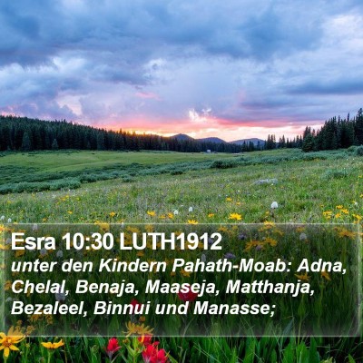 Esra 10:30 LUTH1912 Bible Verse Image