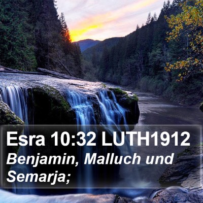 Esra 10:32 LUTH1912 Bible Verse Image