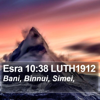 Esra 10:38 LUTH1912 Bible Verse Image