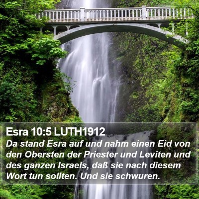 Esra 10:5 LUTH1912 Bible Verse Image