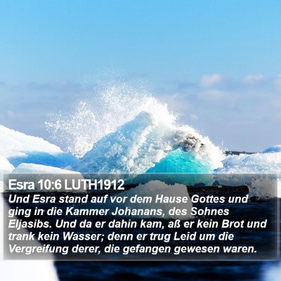 Esra 10:6 LUTH1912 Bible Verse Image