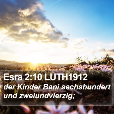 Esra 2:10 LUTH1912 Bible Verse Image