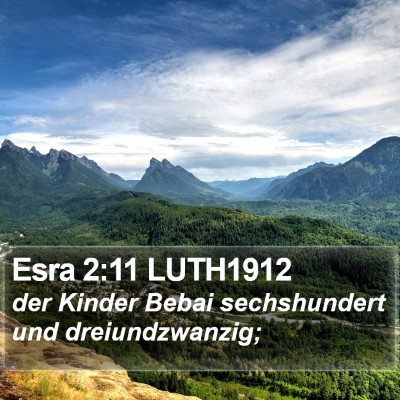 Esra 2:11 LUTH1912 Bible Verse Image