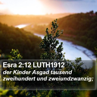 Esra 2:12 LUTH1912 Bible Verse Image