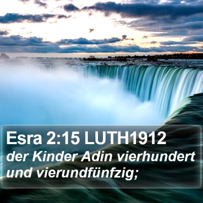 Esra 2:15 LUTH1912 Bible Verse Image