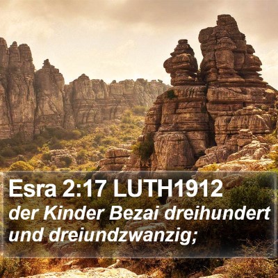 Esra 2:17 LUTH1912 Bible Verse Image