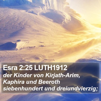 Esra 2:25 LUTH1912 Bible Verse Image