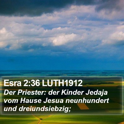 Esra 2:36 LUTH1912 Bible Verse Image