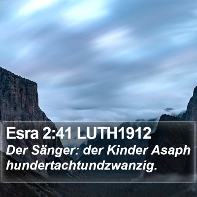 Esra 2:41 LUTH1912 Bible Verse Image