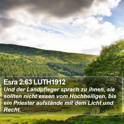Esra 2:63 LUTH1912 Bible Verse Image