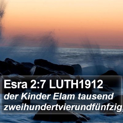 Esra 2:7 LUTH1912 Bible Verse Image