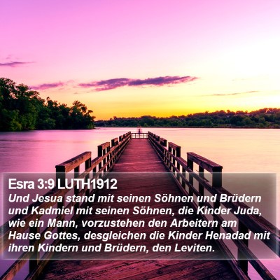 Esra 3:9 LUTH1912 Bible Verse Image