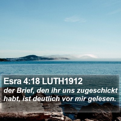 Esra 4:18 LUTH1912 Bible Verse Image