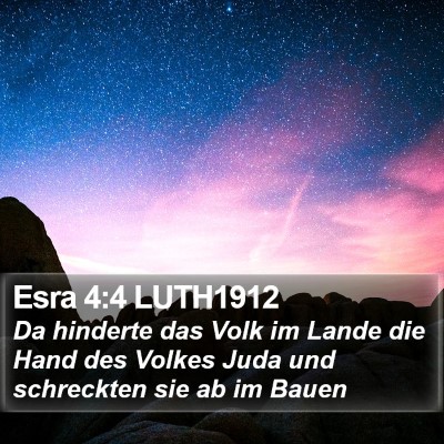 Esra 4:4 LUTH1912 Bible Verse Image
