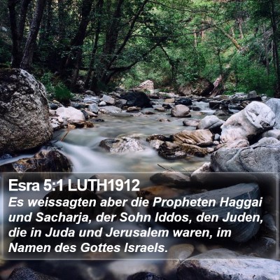 Esra 5:1 LUTH1912 Bible Verse Image