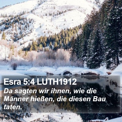 Esra 5:4 LUTH1912 Bible Verse Image
