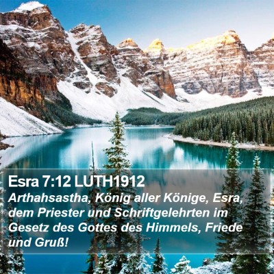 Esra 7:12 LUTH1912 Bible Verse Image