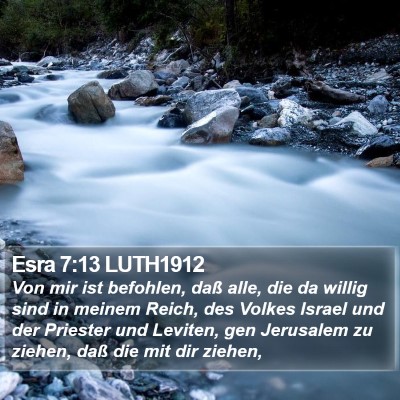 Esra 7:13 LUTH1912 Bible Verse Image