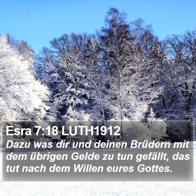 Esra 7:18 LUTH1912 Bible Verse Image