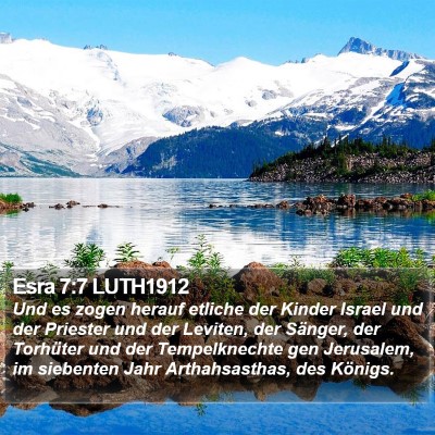 Esra 7:7 LUTH1912 Bible Verse Image