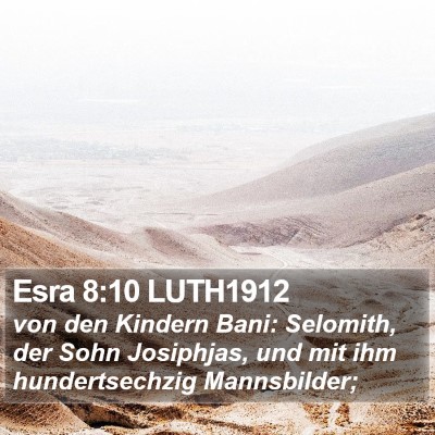 Esra 8:10 LUTH1912 Bible Verse Image
