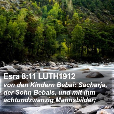 Esra 8:11 LUTH1912 Bible Verse Image