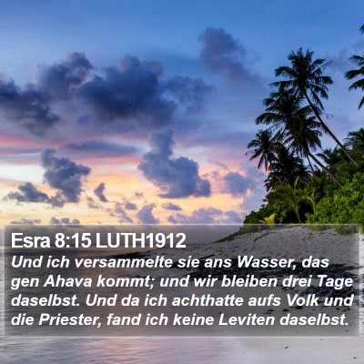 Esra 8:15 LUTH1912 Bible Verse Image