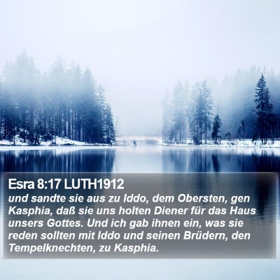 Esra 8:17 LUTH1912 Bible Verse Image