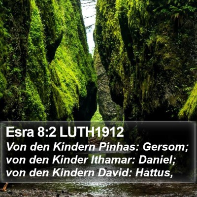 Esra 8:2 LUTH1912 Bible Verse Image
