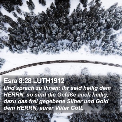 Esra 8:28 LUTH1912 Bible Verse Image