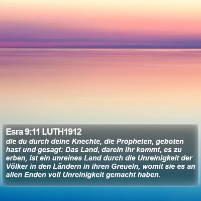 Esra 9:11 LUTH1912 Bible Verse Image