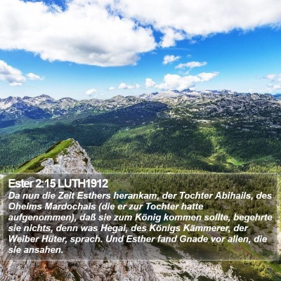 Ester 2:15 LUTH1912 Bible Verse Image