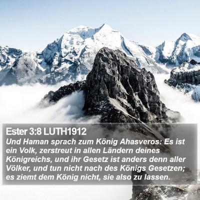 Ester 3:8 LUTH1912 Bible Verse Image