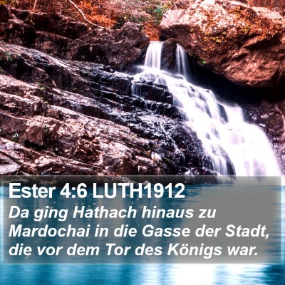 Ester 4:6 LUTH1912 Bible Verse Image