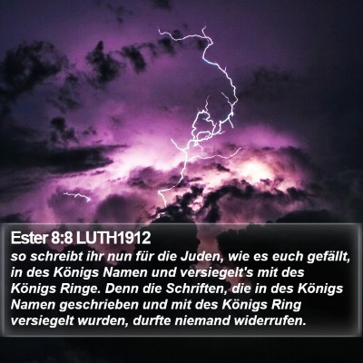 Ester 8:8 LUTH1912 Bible Verse Image
