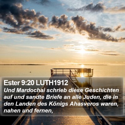 Ester 9:20 LUTH1912 Bible Verse Image