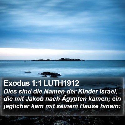 Exodus 1:1 LUTH1912 Bible Verse Image