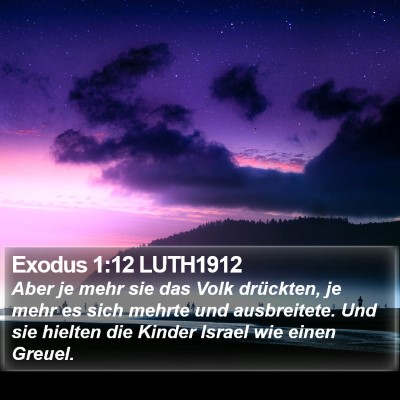 Exodus 1:12 LUTH1912 Bible Verse Image