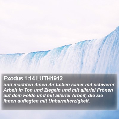 Exodus 1:14 LUTH1912 Bible Verse Image