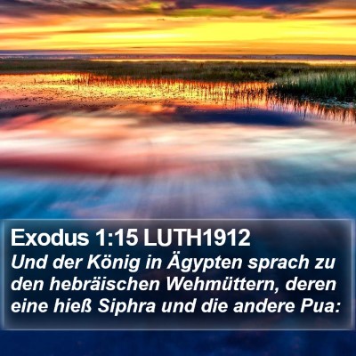 Exodus 1:15 LUTH1912 Bible Verse Image